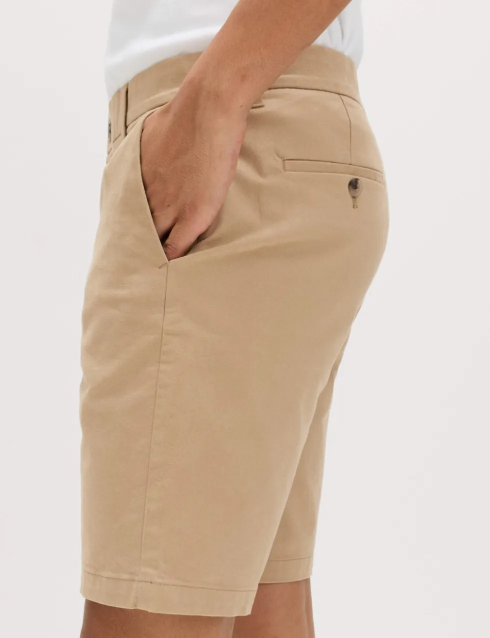 Regular Fit Stretch Chino Shorts