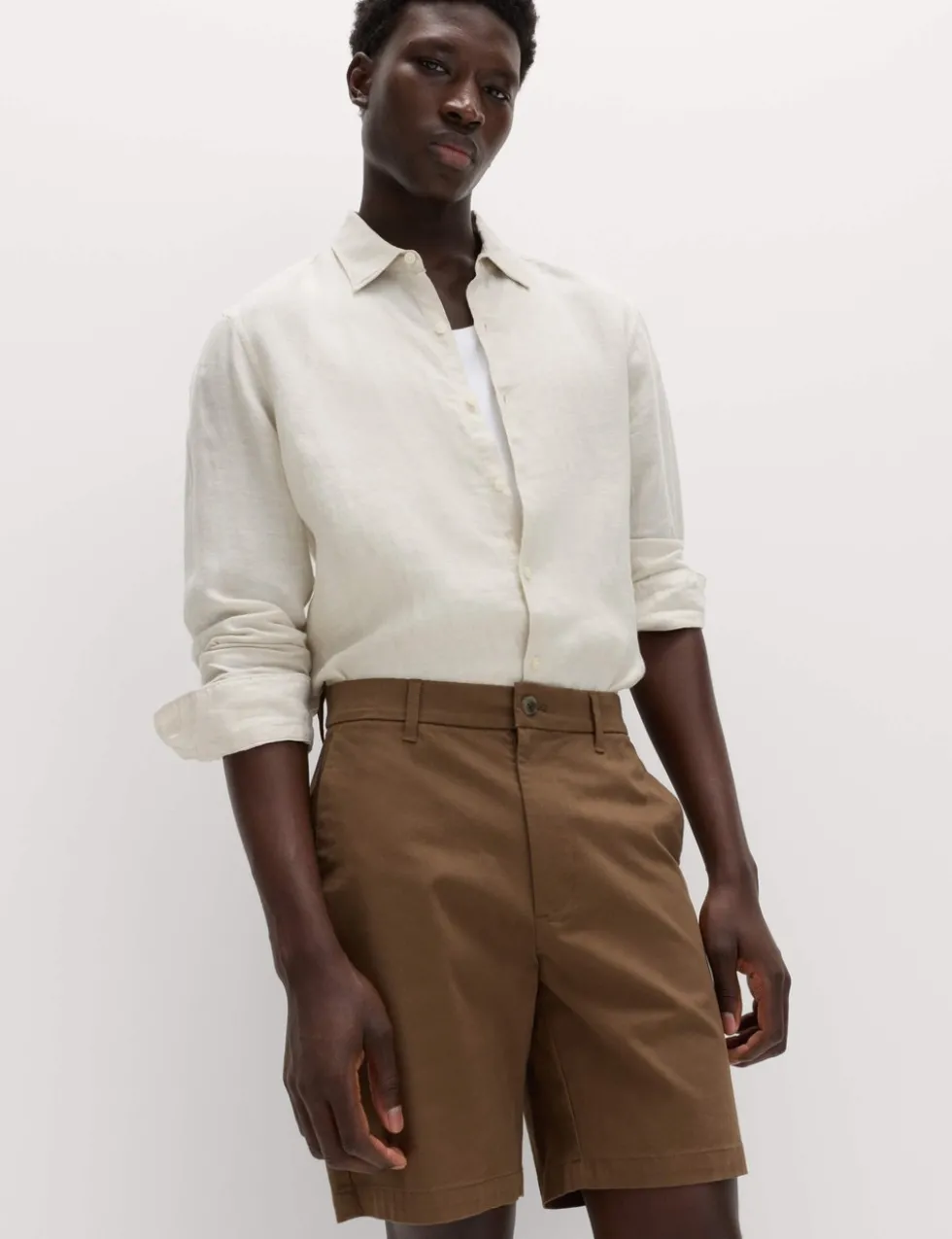Regular Fit Stretch Chino Shorts