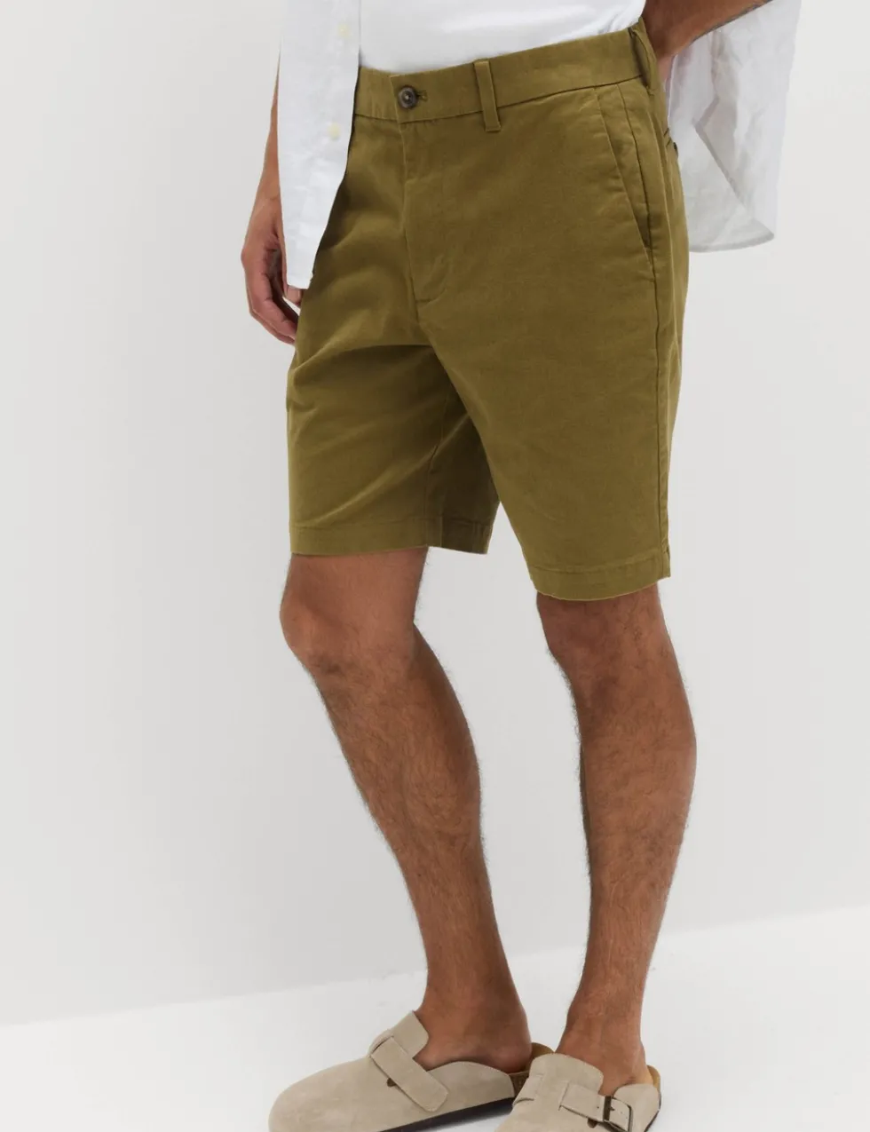 Regular Fit Stretch Chino Shorts