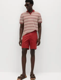 Regular Fit Stretch Chino Shorts