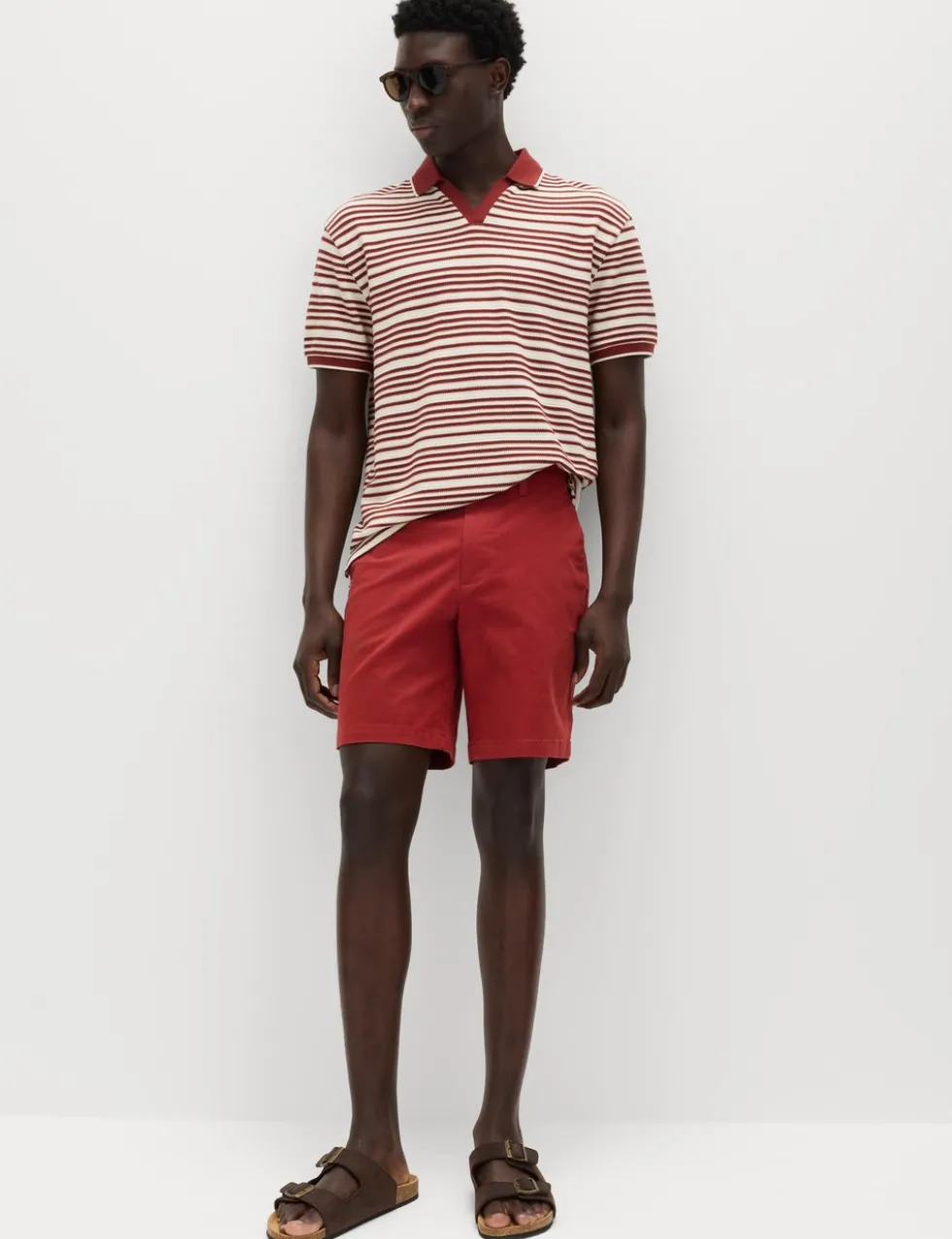 Regular Fit Stretch Chino Shorts