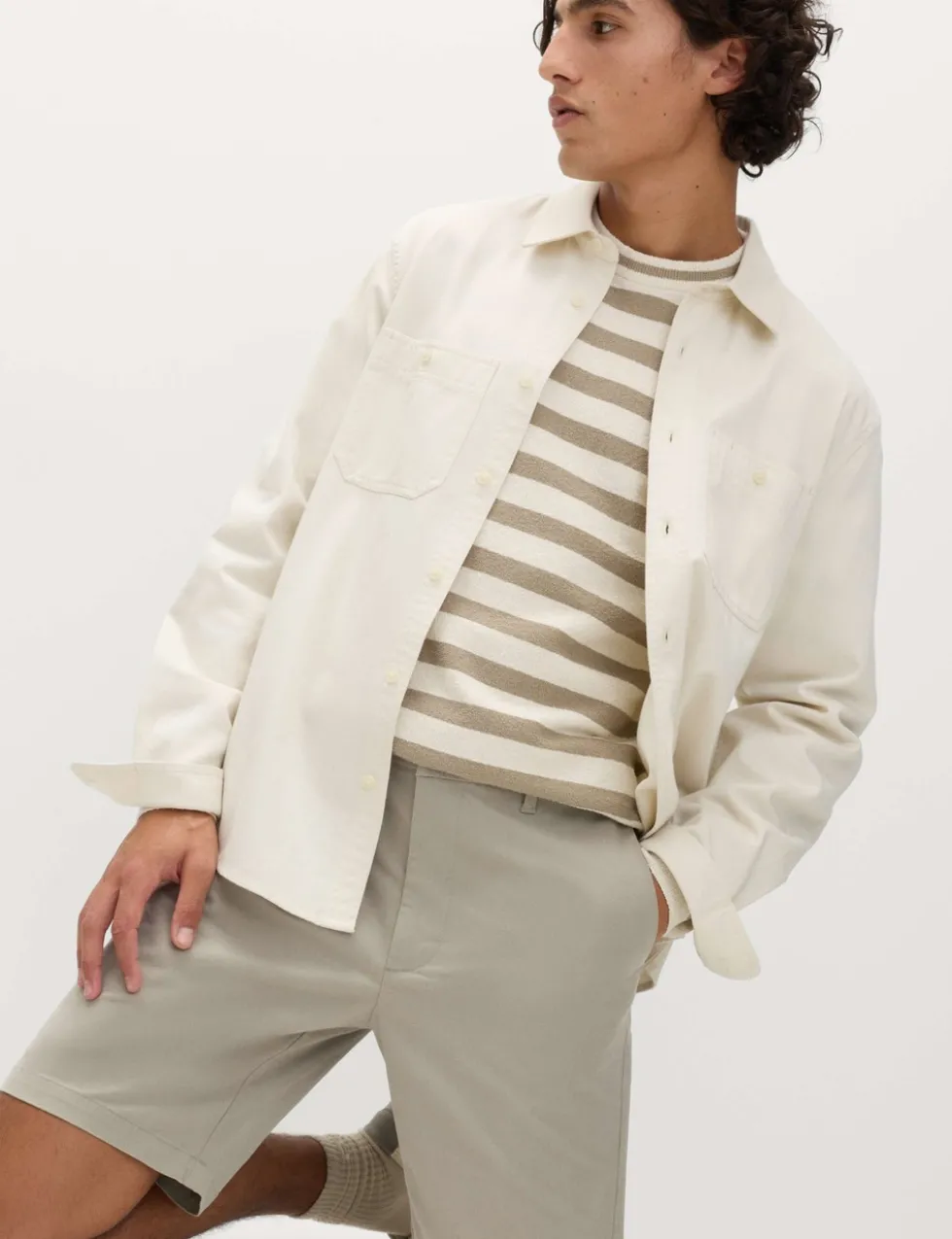 Regular Fit Stretch Chino Shorts