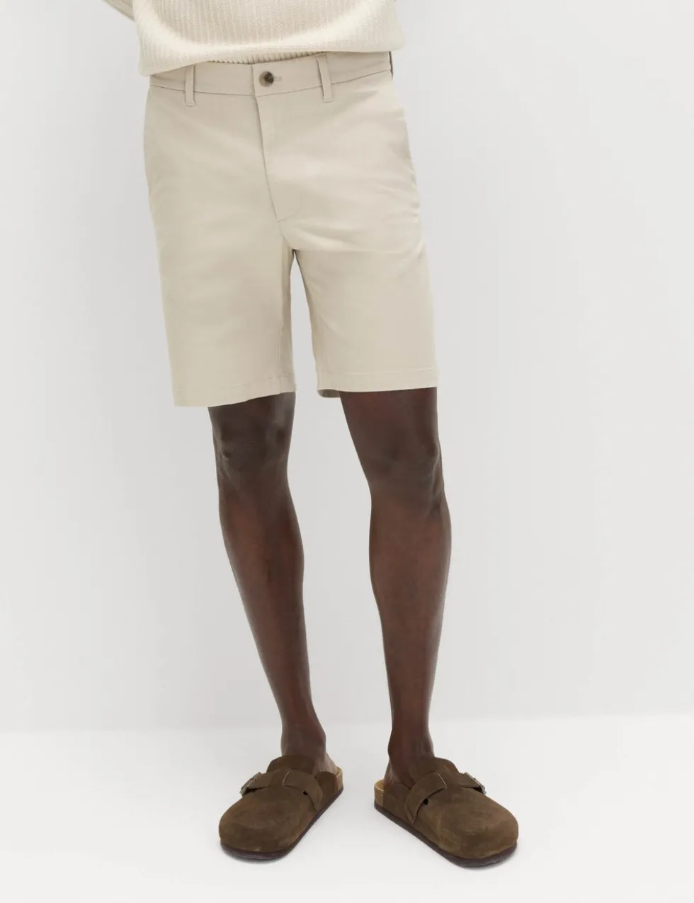 Regular Fit Stretch Chino Shorts