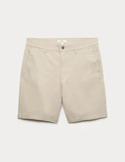 Regular Fit Stretch Chino Shorts