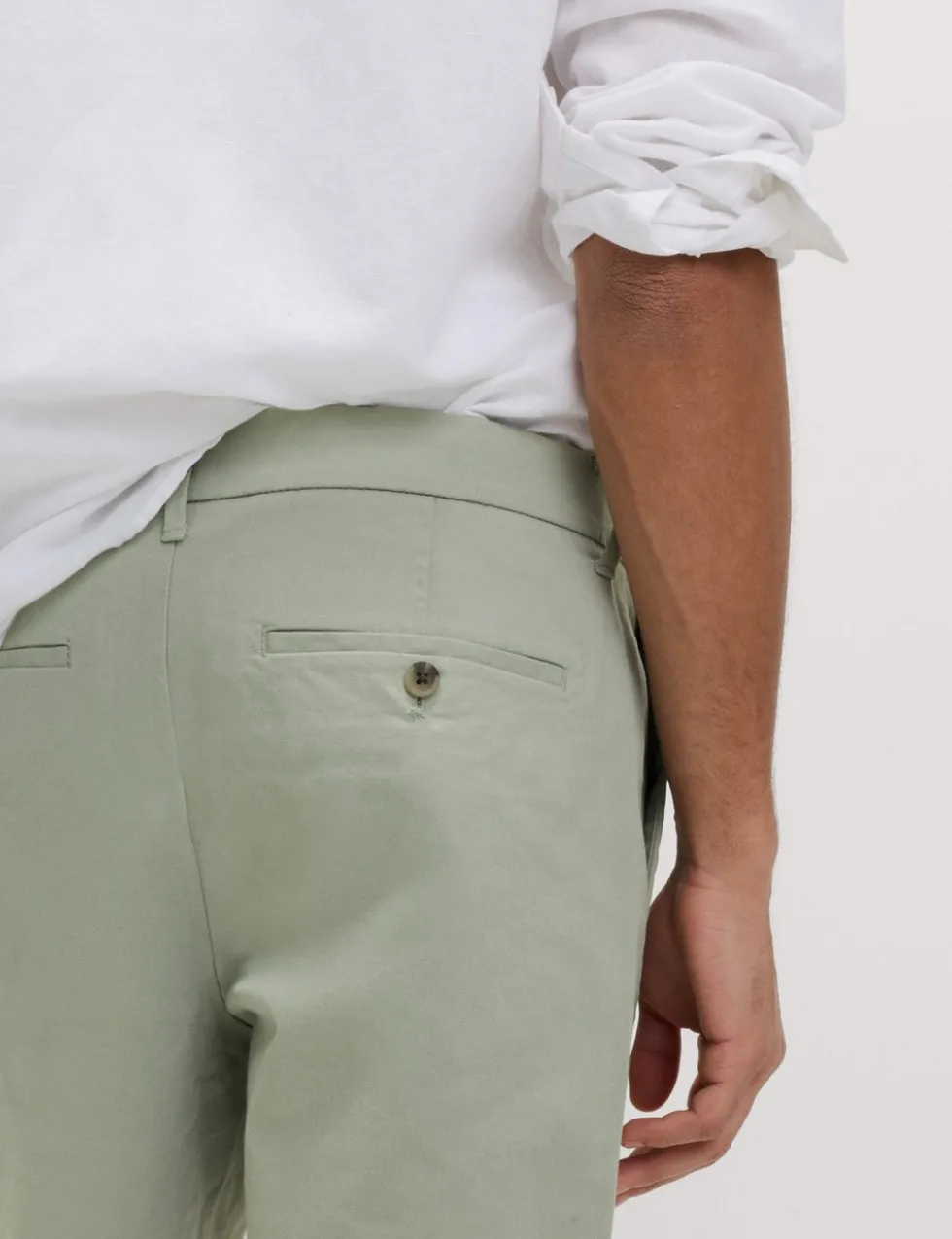 Regular Fit Stretch Chino Shorts