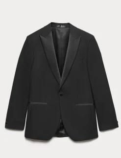 Regular Fit Stretch Tuxedo Jacket