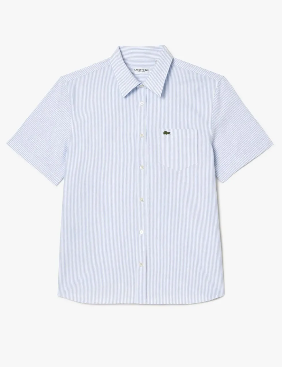 Regular Fit Striped Short Sleeve Oxford Shirt