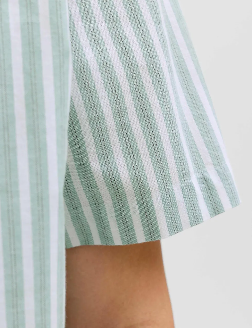 Regular Fit Striped Short Sleeve Oxford Shirt