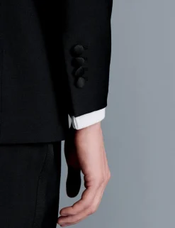 Regular Fit Super 120's Wool Tuxedo Jacket
