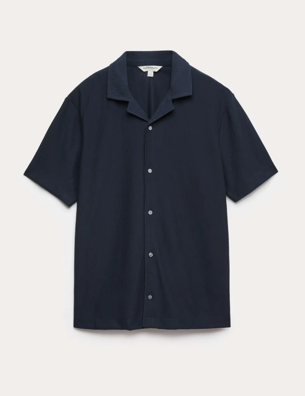 Regular Fit Textured Short Sleeve Shirt