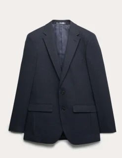Regular Fit Textured Stretch Jacket