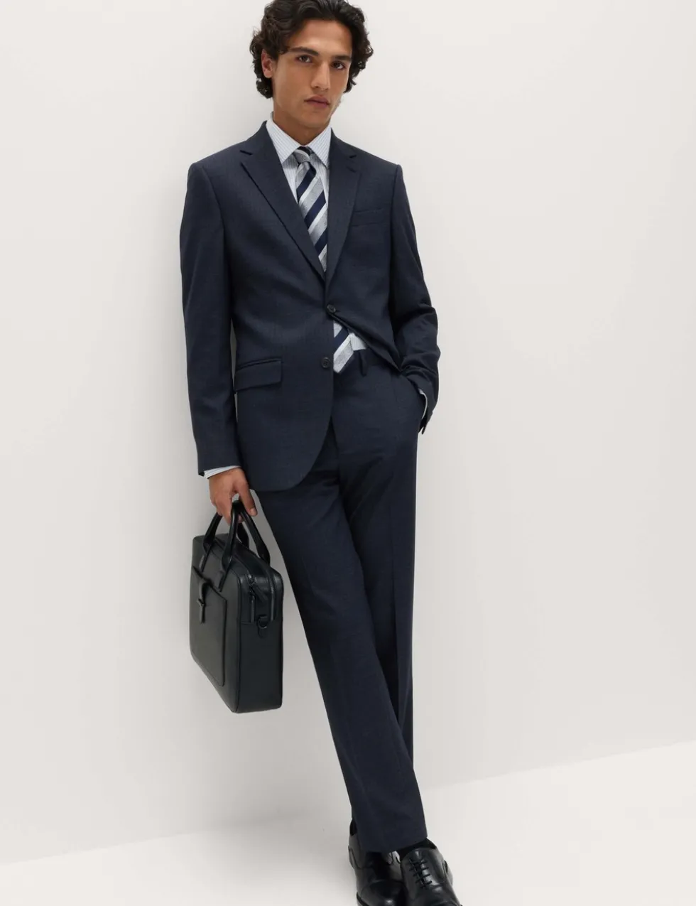 Regular Fit Textured Stretch Jacket