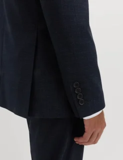 Regular Fit Textured Stretch Jacket