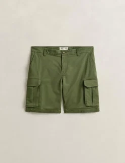 Regular Fit Twill Cargo Shorts