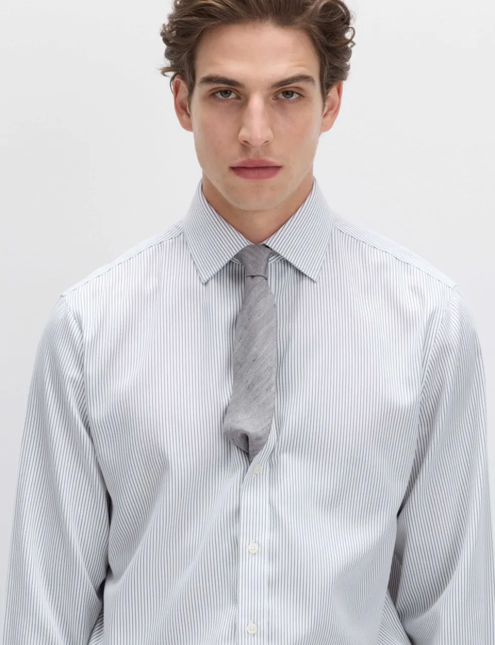 Regular Fit Ultimate Non Iron Cotton Striped Shirt