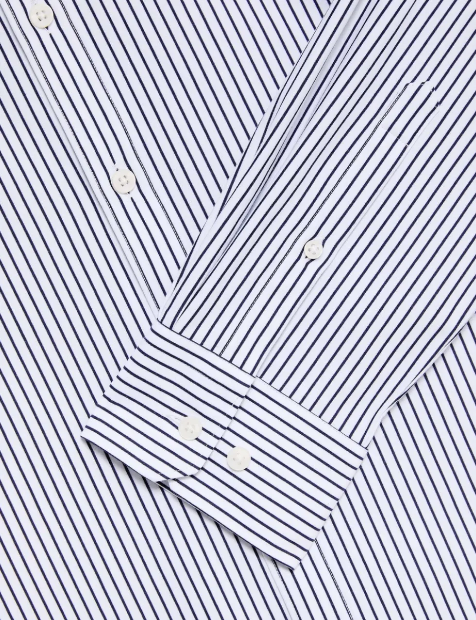 Regular Fit Ultimate Non Iron Jersey Striped Shirt