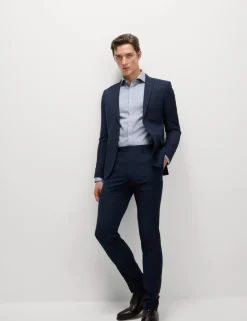 Regular Fit Ultimate Non Iron Cotton Textured Shirt