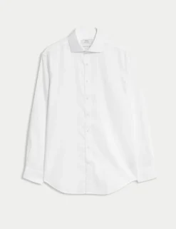 Regular Fit Ultimate Non Iron Cotton Textured Shirt