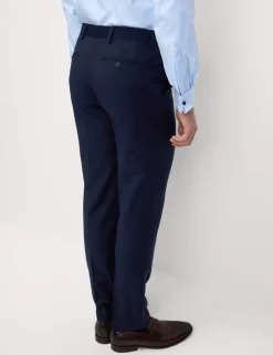 Regular Fit Wool Blend Trousers