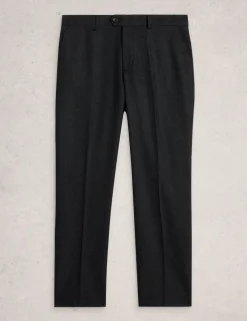 Regular Fit Wool Blend Trousers