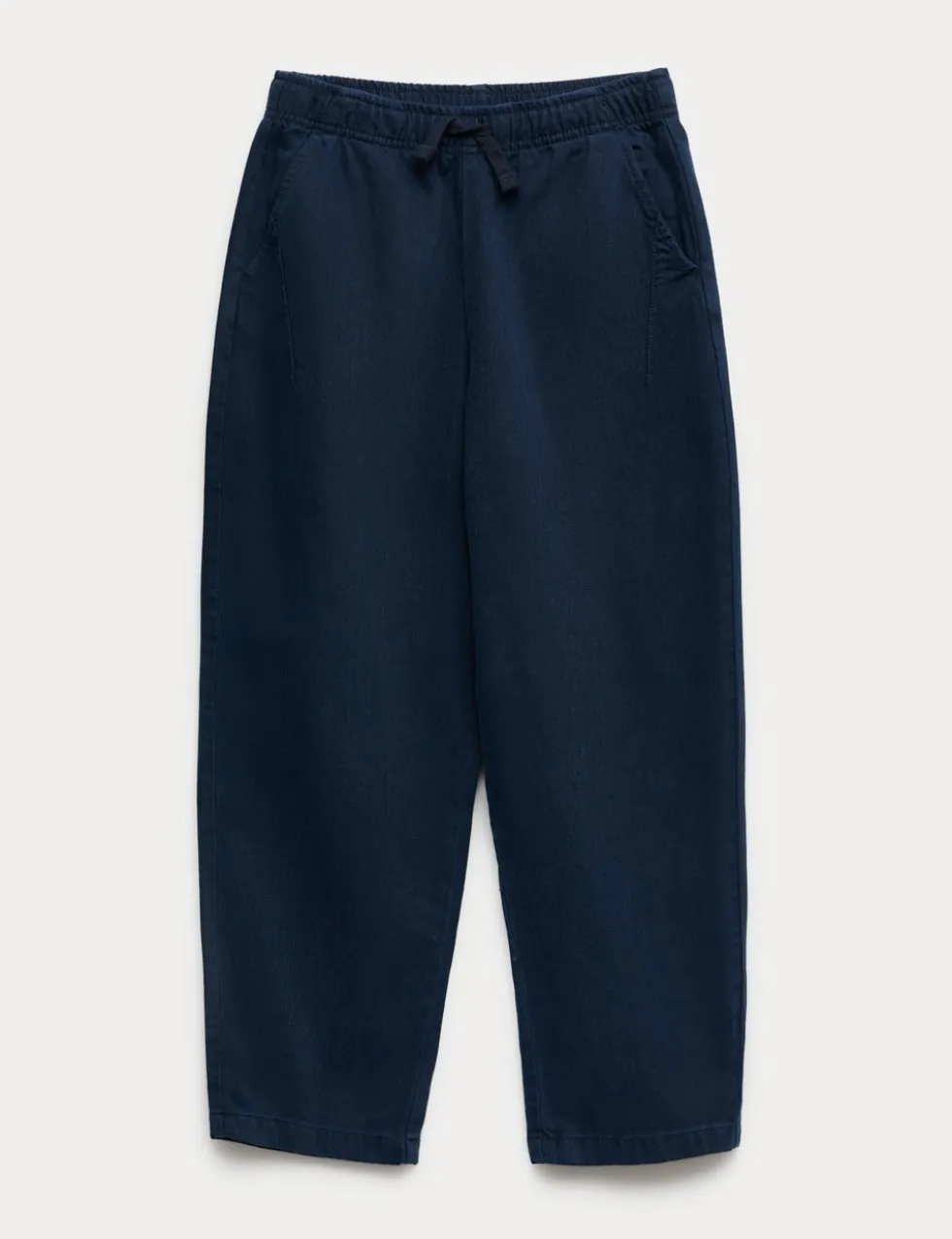 Relaxed Cotton Rich Lightweight Trousers (6-16 Yrs)