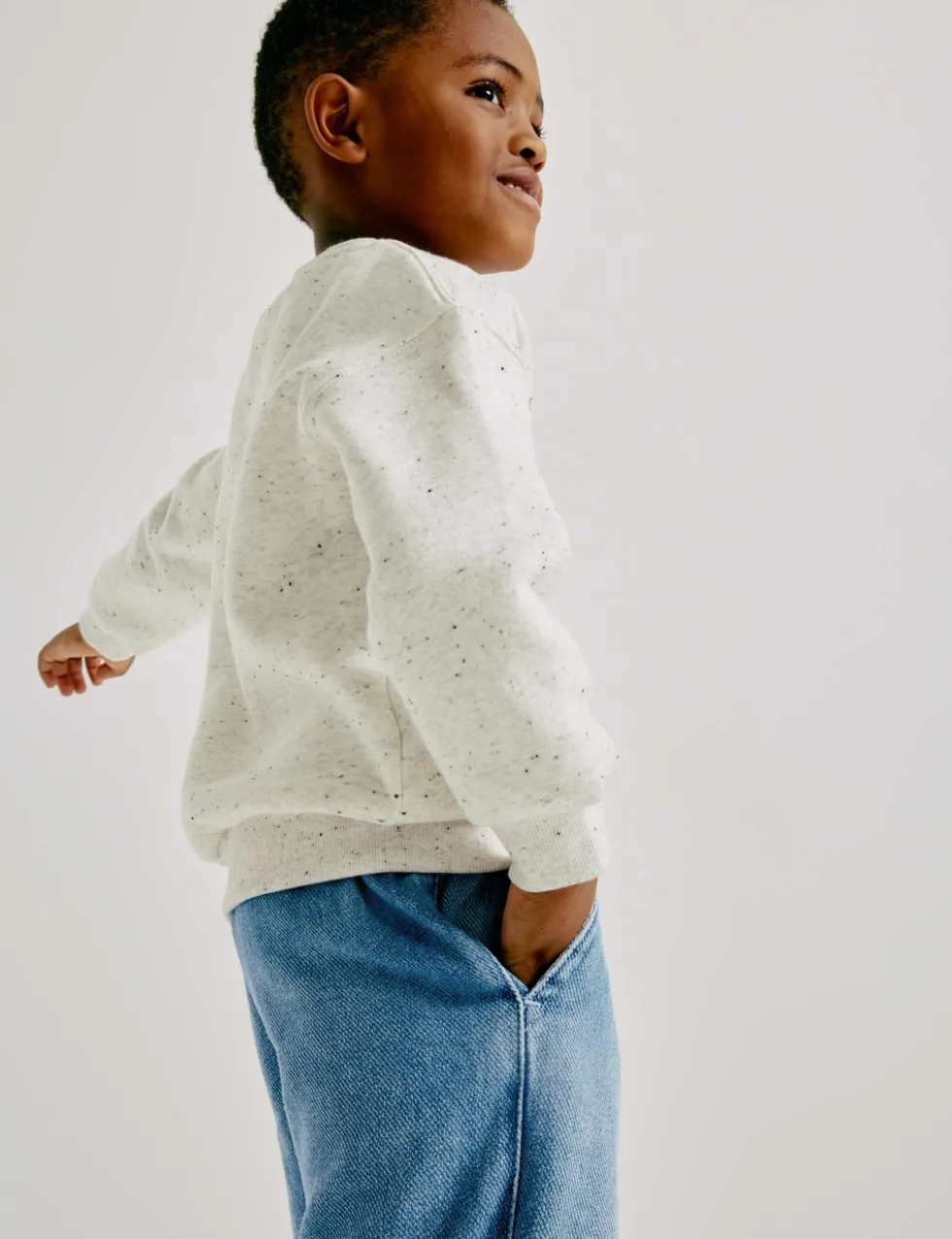 Relaxed Denim Cargo Jeans (2-8 Yrs)