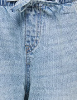 Relaxed Denim Drawstring Jeans (8-14 Yrs)