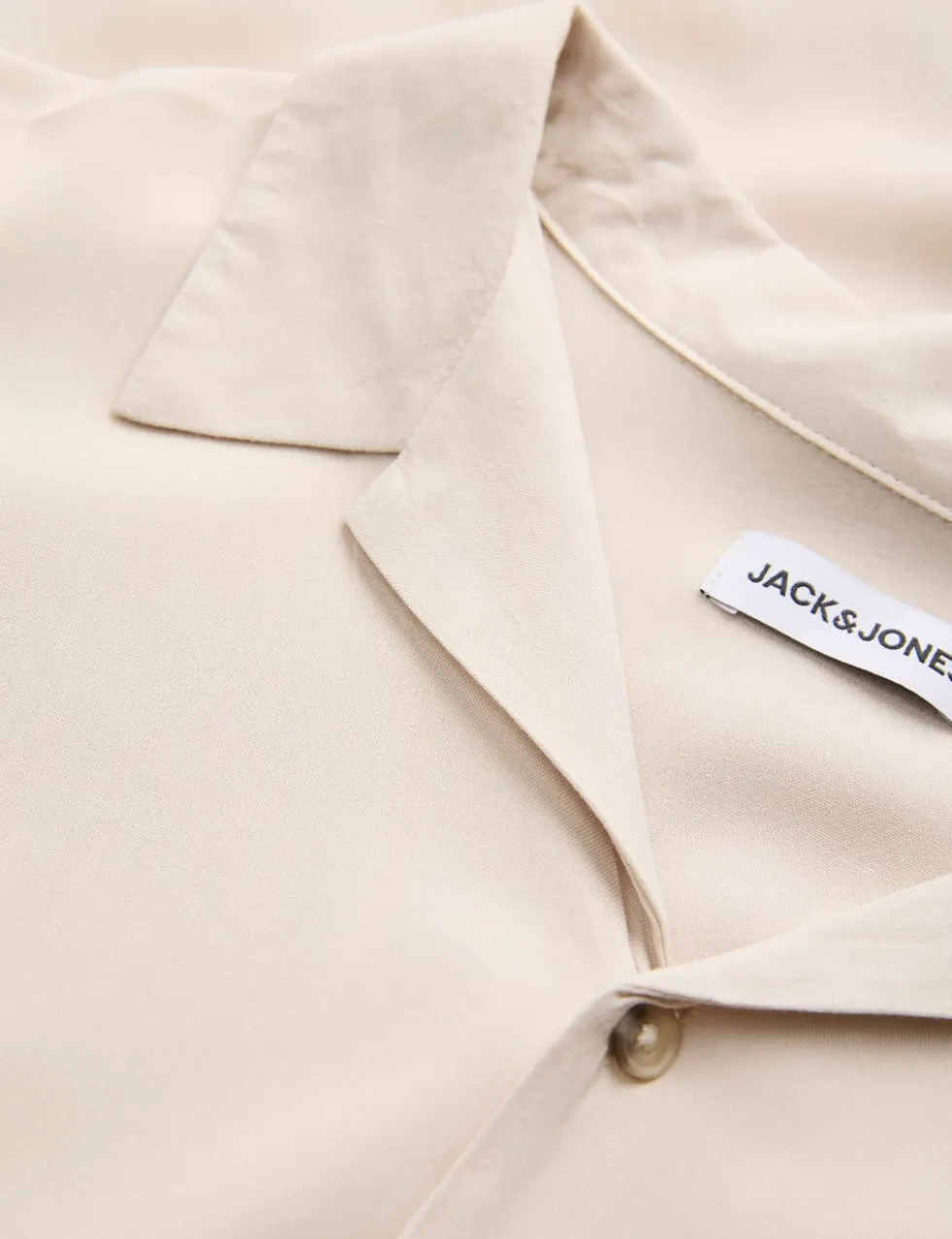 Relaxed Fit Camp Collar Short Sleeve Shirt