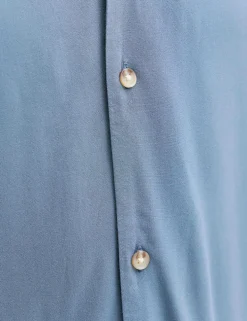 Relaxed Fit Camp Collar Short Sleeve Shirt