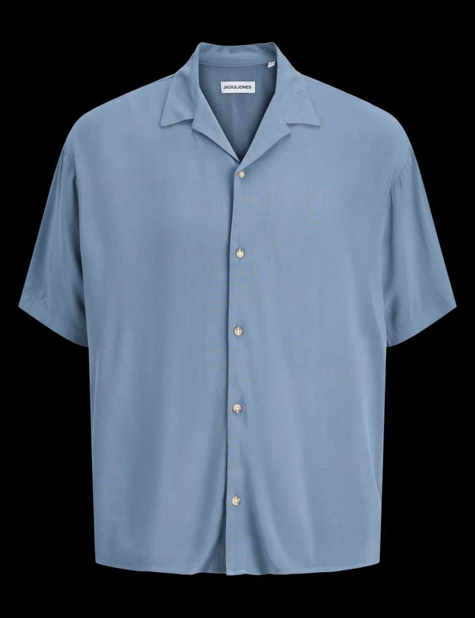 Relaxed Fit Camp Collar Short Sleeve Shirt