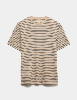Relaxed Fit Cotton Rich Stripe T-Shirt