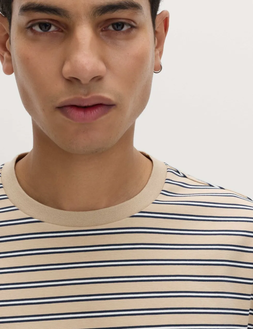 Relaxed Fit Cotton Rich Stripe T-Shirt