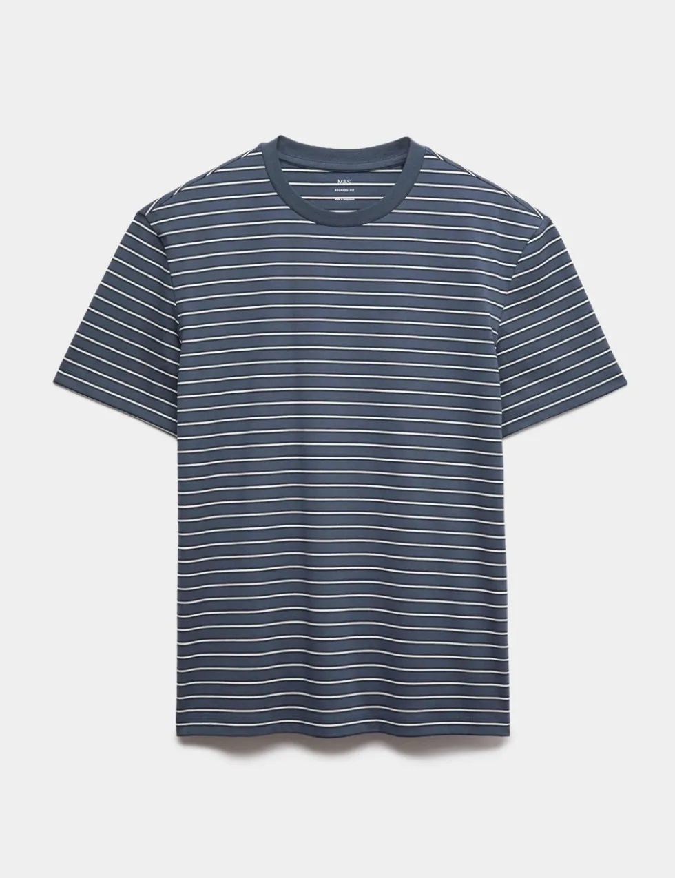 Relaxed Fit Cotton Rich Stripe T-Shirt