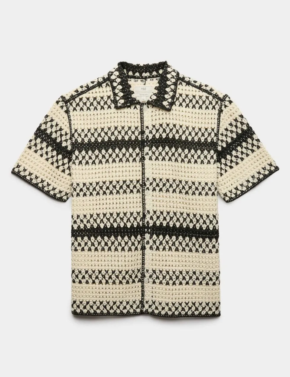 Relaxed Fit Knitted Polo Shirt