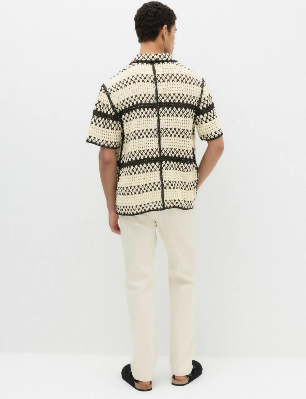 Relaxed Fit Knitted Polo Shirt