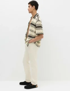 Relaxed Fit Knitted Polo Shirt