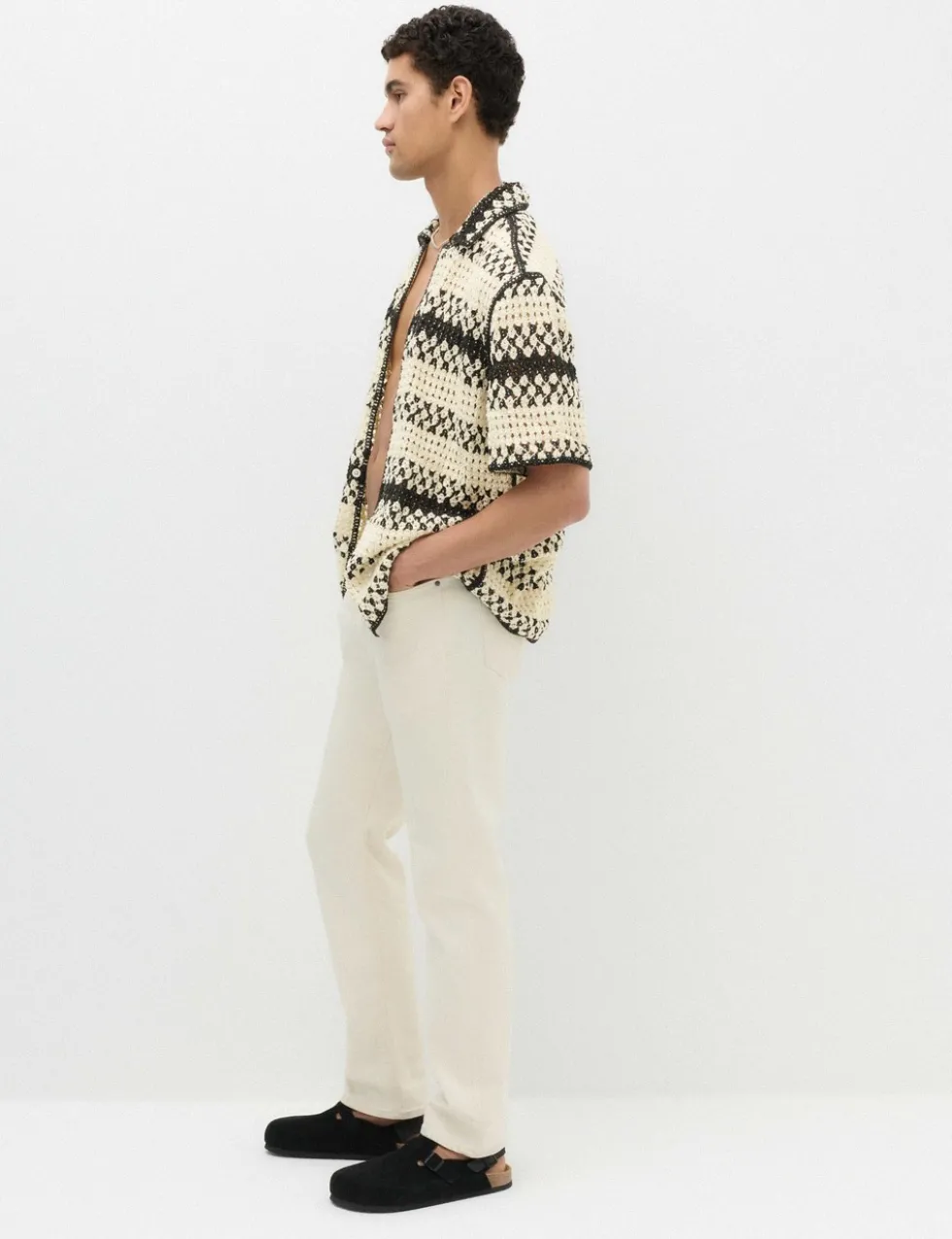 Relaxed Fit Knitted Polo Shirt