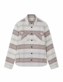 Relaxed Fit Pure Cotton Checked Overshirt