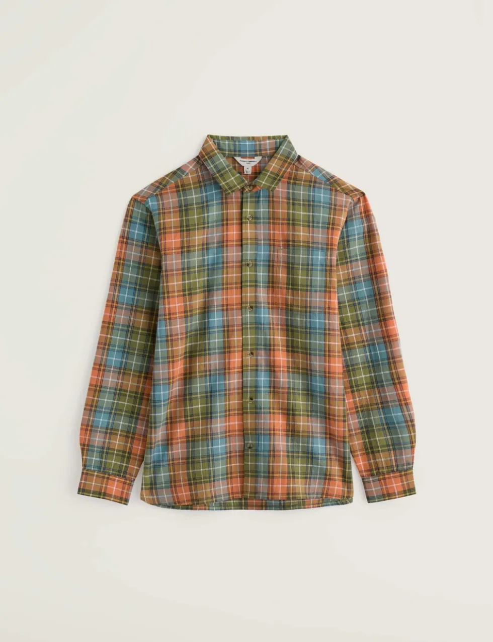 Relaxed Fit Pure Cotton Checked Shirt