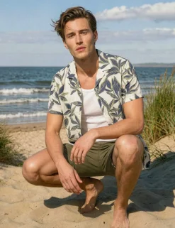 Relaxed Fit Pure Cotton Floral Shirt