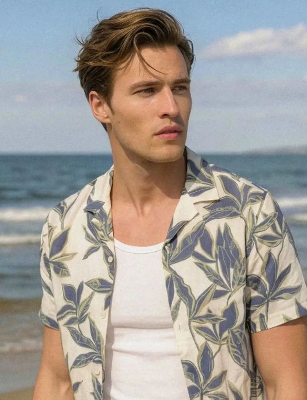 Relaxed Fit Pure Cotton Floral Shirt