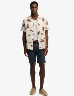 Relaxed Fit Pure Cotton Floral Shirt