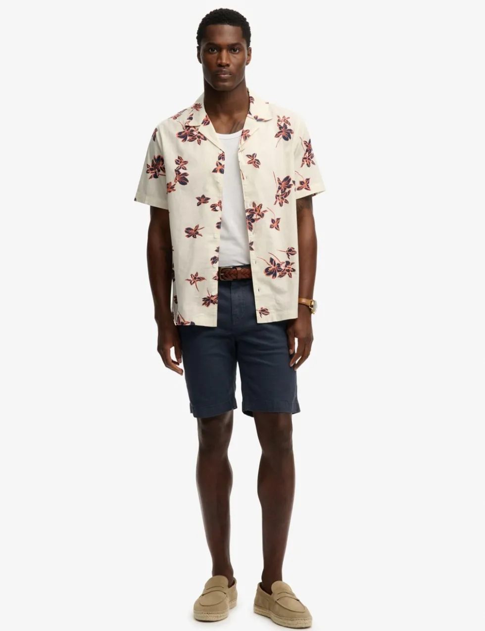 Relaxed Fit Pure Cotton Floral Shirt