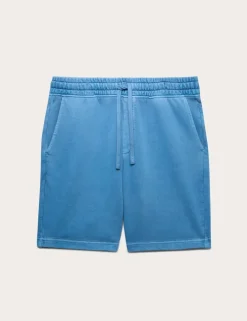 Relaxed Fit Pure Cotton Garment Dye Short