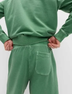 Relaxed Fit Pure Cotton Garment Dye Short