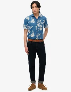 Relaxed Fit Pure Cotton Hawaiian Shirt