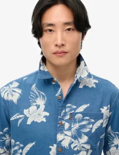 Relaxed Fit Pure Cotton Hawaiian Shirt