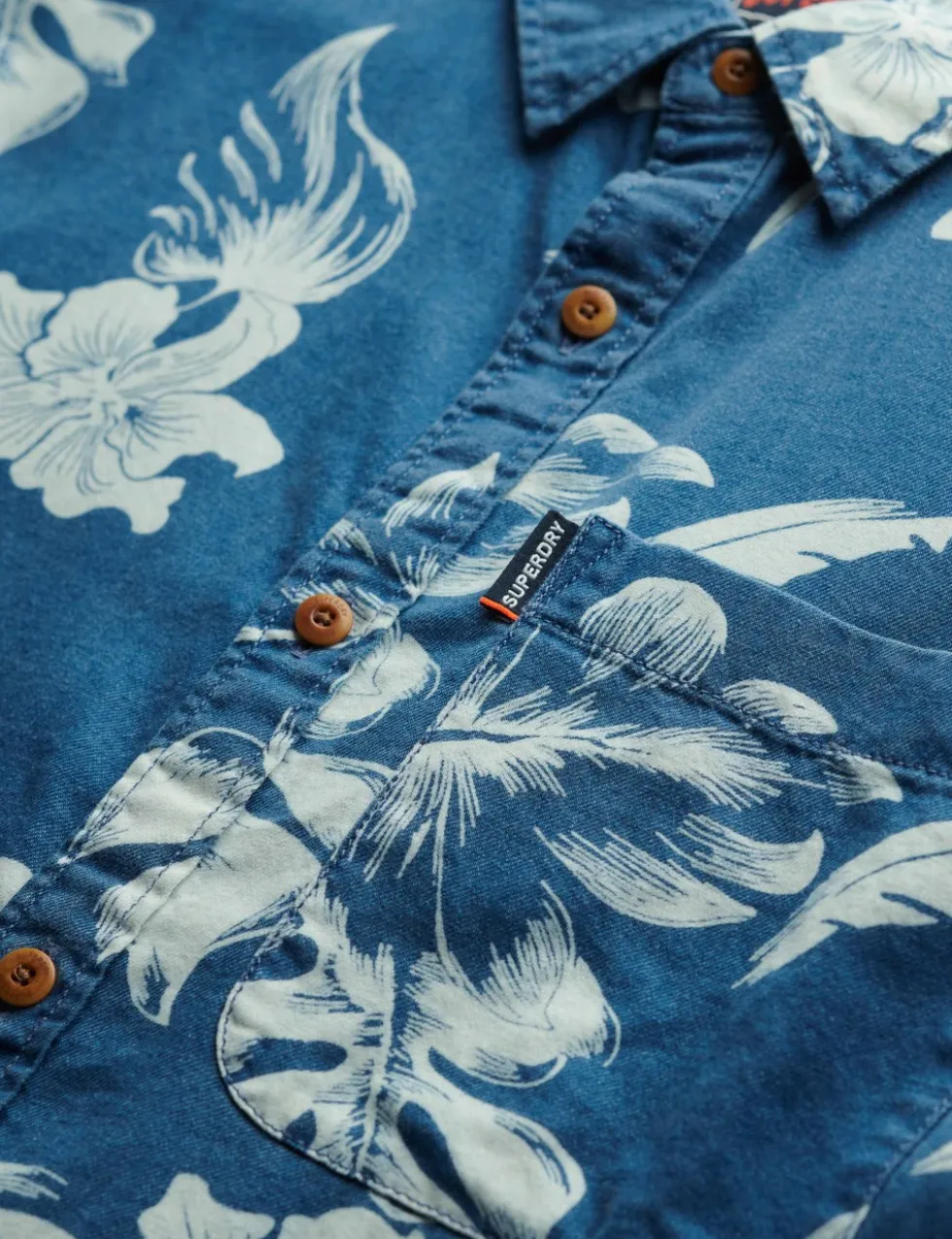 Relaxed Fit Pure Cotton Hawaiian Shirt