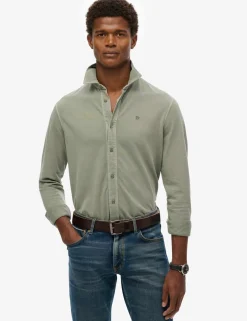 Relaxed Fit Pure Cotton Long Sleeve Shirt