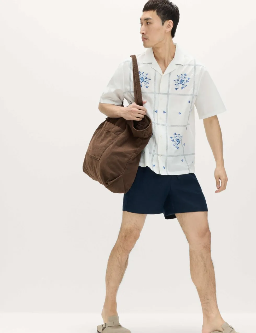Relaxed Fit Pure Cotton Short Sleeve Shirt